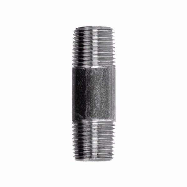 Ace Trading - Nipple STZ Industries 1/4 in. MIP each X 1/4 in. D MIP Black Steel 2-1/2 in. L Nipple 308UP14X212 - main